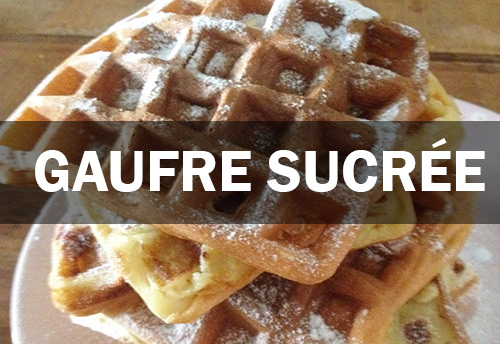 gaufre sucrée