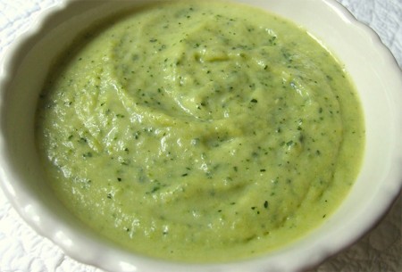 Recette de purée de courgette